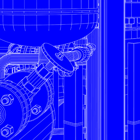 Industrial shopのイラスト素材