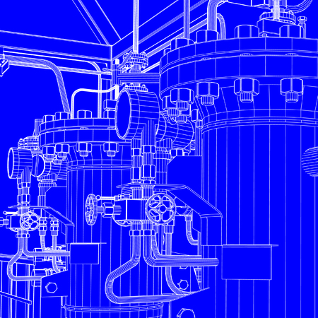 Industrial shopのイラスト素材