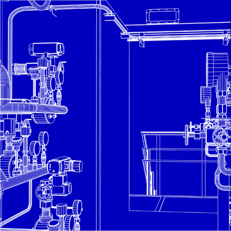 Industrial shopのイラスト素材