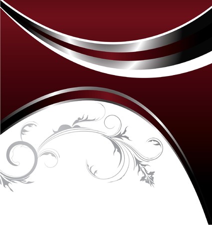 beautiful illustration of an abstract floral backgroundの写真素材