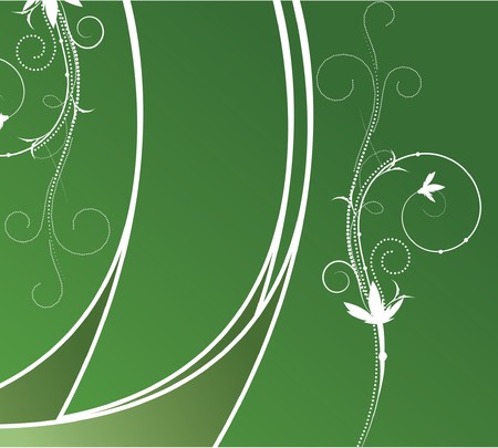 beautiful illustration of an abstract floral backgroundの写真素材