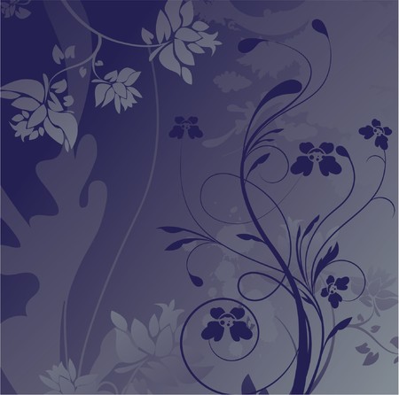 beautiful illustration of an abstract floral backgroundの写真素材