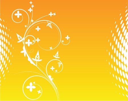 beautiful illustration of an abstract floral backgroundの写真素材
