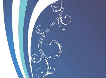 beautiful illustration of an abstract floral backgroundの写真素材