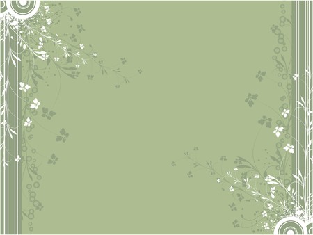 abstract illustration of a floral background with grungeの写真素材