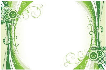 abstract illustration of a floral background with grungeの写真素材