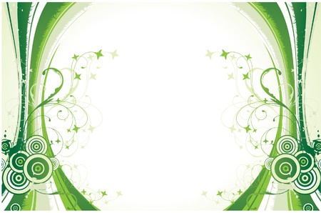 abstract illustration of a floral background with grungeの写真素材