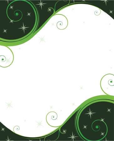 abstract illustration with floral and lots of leavesの写真素材