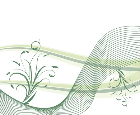 abstract illustration of a background with floralの写真素材