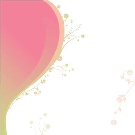 abstract illustration of a background with floralの写真素材
