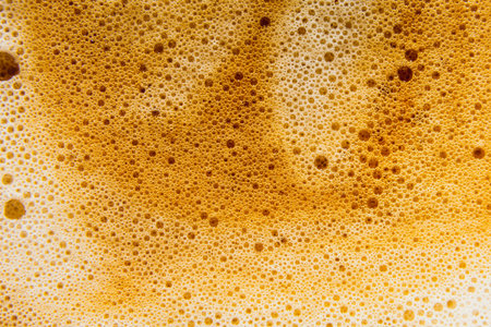 abstract background with coffee foam
