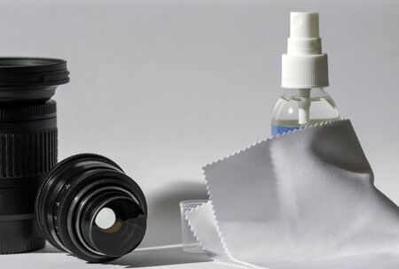 Keep the lens clean, photo lensの写真素材