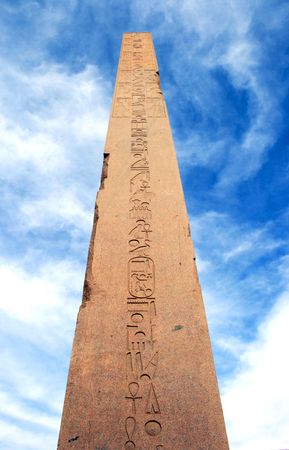 Obelisk woman-pharaoh Hatsepshutの写真素材