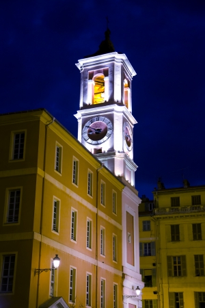 Horologium in the centre Old Nice - opposite Palace of Justice  France  AUGUST 27 2013のeditorial素材