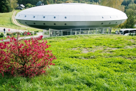 Lithuanian museum of ethnocosmology is both an observatory and museum simultaneously  The ONLY ethnocosmology museum on Earth  Established in 1990 March 15th by Science Academy presidium のeditorial素材
