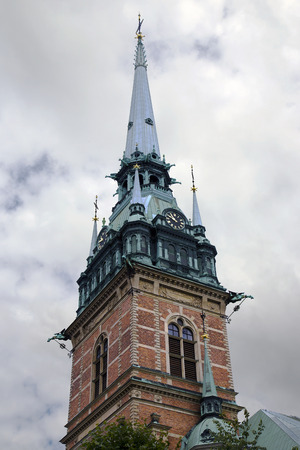  German St.Gertrude church, Stockholm, Sweden. Deutsche Kirche - Deutsche St. Gertruds Kirche (Stockholm)の写真素材