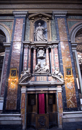 Roman Catholic church St. Rita of Cascia Rome Italy The original church was built perhaps in the 11th century on the Piazza Aracoeliのeditorial素材