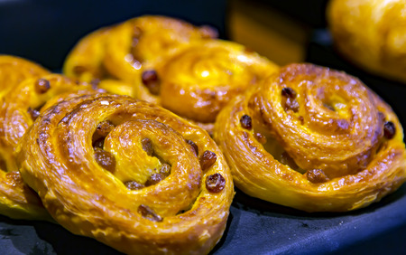 On italian bakery close-upの写真素材
