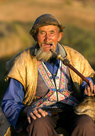 CHINA, DONGCHUAN, YUNNAN PROVINCE, NOVEMBER, 11, 2018 - Dongchuan, Yunnan, China.のeditorial素材