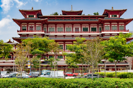The Buddhist temple in Pattaya, Thailandの写真素材