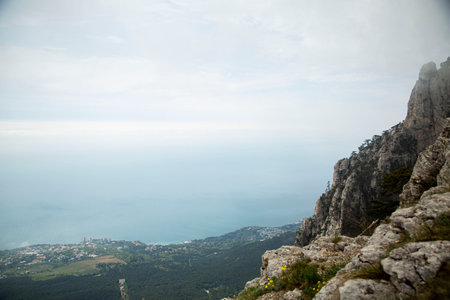 View of the city of Yalta from Mount Ai-Petri.