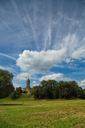 The Orthodox Church of the Sign of the Most Holy Theotokos in the Dubrovitsy estate.の写真素材