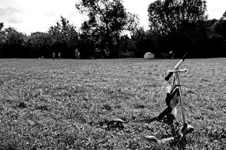 In the park of the Dubrovitsy estate, Podolsk district of the Moscow region, Russia.の写真素材