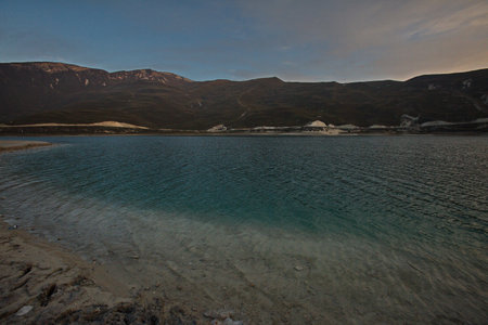Early morning at the Kezenoy-Am lake.