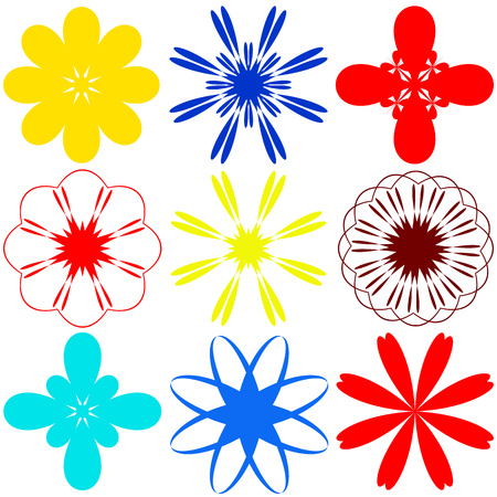 Flower petals designのイラスト素材