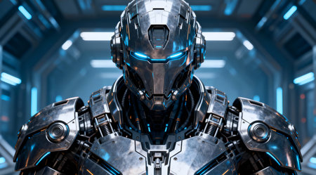 This image features a dynamic representation of cryptocurrency with interlocking blue and green geometric blocks forming a stylized digital currency symbol. The vibrant colors and modern, abstract design evoke a sense of innovation and technology. Ideal for use in financial technology articles, blockchain presentations, or digital currency educational materials. AI-generated illustration.の素材