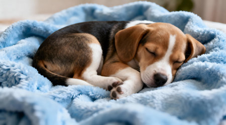 This illustration captures a serene and tranquil mood through its soft color palette and gentle lighting. Ideal for use in pet care blogs, animal welfare campaigns, or as a comforting visual for veterinary clinic websites. The delicate rendering and peaceful atmosphere make it a valuable asset for content aimed at pet lovers and animal enthusiasts. AI-generated illustration.の素材