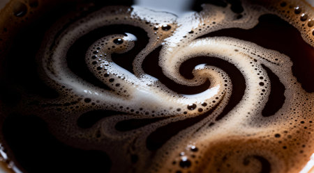 This piece showcases a dynamic interplay of light and shadow, creating a mysterious ambiance through its high-contrast design. Ideal for use in creative projects focusing on themes of mystery or elegance, such as editorial illustrations, book covers, or thematic advertising. The abstract nature of the composition offers a versatile visual element for various artistic and commercial applications. AI-generated illustration.の素材