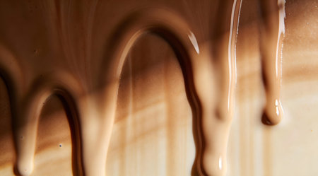 Sophisticated digital gradient blending serene warmth with subtle velvety depth, evoking cozy everyday indulgence through precise tonal modulation and fluid transitions. Ideal for mobile device screens, cafe menu layouts, lifestyle app interfaces, or premium packaging in beverage and hospitality industries. This versatile piece empowers designers and marketers with a... AI-generated illustration.の素材