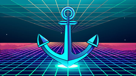 Sophisticated digital artwork capturing technical precision in vector design through clean lines and...