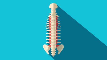 Skeletal X-ray inspired digital artwork showcases an elegant S-curve composition illuminated by...