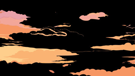 A creative digital illustration depicting Digital art of sky gradient abstract with dawn pinks...