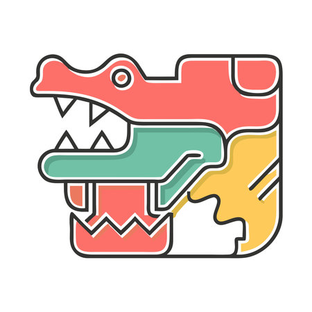 Dynamic abstract digital artwork channeling primal ferocity through swirling forms, vivid hues, and intense energy flows. Perfect for adrenaline-driven branding, gaming visuals, adventure apparel, and wildlife posters appealing to extreme sports enthusiasts and creative agencies. This bold, versatile creation enhances digital and print media in entertainment,. AI-generated vector illustration. AI-generated illustration.のイラスト素材