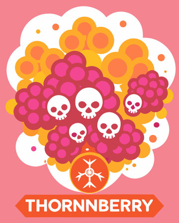 Captivating toxic fantasy style with bioluminescent glows and a dangerously alluring mood, blending abstract thorn-like forms and clustered orbs in vivid poisonous purples. Ideal for promotional flyers, fantasy game graphics, Halloween materials, and edgy digital posters targeting creative agencies and entertainment industries. Versatile design enha. AI-generated vector illustration. AI-generated illustration.のイラスト素材