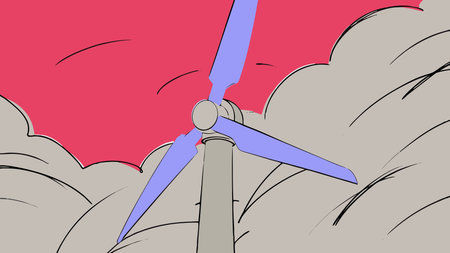 Elegant single-line artwork with fluid continuous strokes and subtle cool blue gradients, evoking...