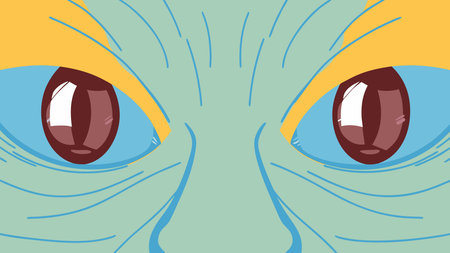 Sleek one-line art style showcases precise strokes and subtle reflective shines, evoking an enigmatic and captivating mood. Ideal for luxury fashion graphics, minimalist tattoos, jewelry designs, and premium branding materials targeting creative industries and pet enthusiasts. This scalable vector format ensures sharp quality across prints and digital media. . AI-generated vector illustration. AI-generated illustration.のイラスト素材