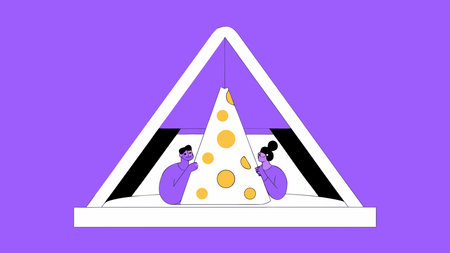 Playful continuous line vector artwork in warm Italian-inspired tones, evoking a casual and delicious vibe through single-stroke simplicity. Ideal for food , restaurant menus, delivery apps, promotional flyers, packaging, and social media graphics targeting culinary businesses and designers. Versatile for print and digital formats, enhancing appetizi. AI-generated vector illustration. AI-generated illustration.のイラスト素材