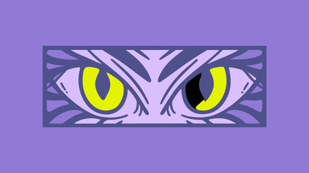 Striking vector line artwork featuring thin, dramatic lines and an eerie blue glow to create an intense, enigmatic mood with captivating intrigue. Perfect for applications in Halloween decorations, mystery novel covers, thriller movie posters, and fantasy branding materials appealing to graphic designers and advertisers. The minimalist style ensure. AI-generated vector illustration. AI-generated illustration.のイラスト素材