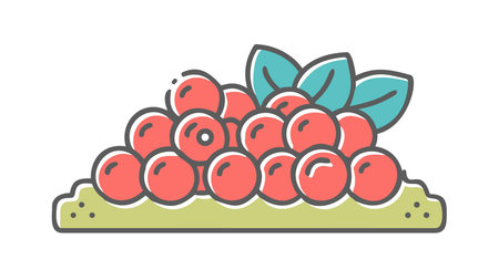 A creative digital illustration depicting Vector line fruits blueberries in rolling pile, organic scatter composition, dotted texture lines, berry dew highlights, natural fresh mood, minimalist line illustration.. This AI-generated artwork features unique visual elements suitable for various commercial and editorial applications. AI-generated illustration.のイラスト素材