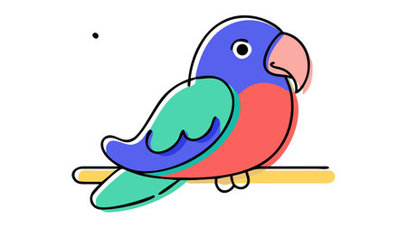 Embrace super minimal childlike doodle artistry with extreme simplicity, flat innocent naive style,...