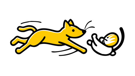 Vibrant 3D isometric vector art in cartoon style showcases dynamic energy through motion lines and bold colors on a crisp white background, evoking fun competition and whimsy. Perfect for children's books, mobile games, educational apps, animation assets, and family-oriented materials. Scalable design suits digital and print media for engaging young. AI-generated vector illustration. AI-generated illustration.のイラスト素材