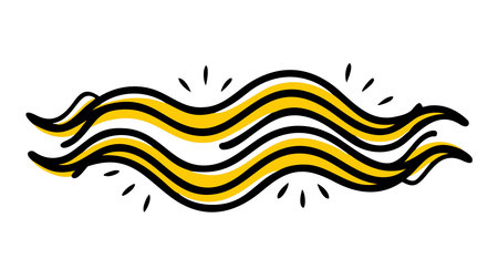 A creative digital illustration depicting Minimal line art abstract futuristic background, blurry glowing cyan waves intersecting neon pink lines, centered flow composition, subtle glow lighting, digital vector style, mysterious ethereal mood. This AI-generated artwork features unique visual elements suitable for various commercial and editorial applications. AI-generated illustration.のイラスト素材