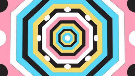 A creative digital illustration depicting Fractal mandala branching into infinite recursive patterns...