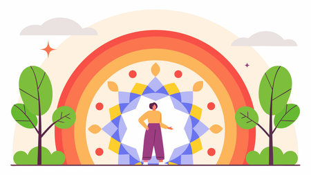 Luxurious 3D isometric digital composition blending gemstone render style with refractive prism effects and vibrant rainbow refractions from bright studio flash lighting. Ideal for premium luxury branding, jewelry , meditation apps, wellness visuals, and high-end graphic design projects targeting upscale markets. The sparkling, opulent mood conveys. AI-generated vector illustration. AI-generated illustration.のイラスト素材