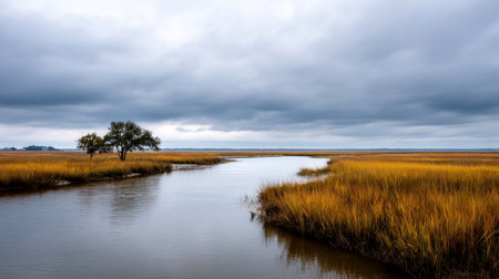 Summer landscape. Beautiful summer mountain panorama. Natural background USA. Green mountains and layers of hills. Election day in USA. America day. Festive mood on President's day.の素材