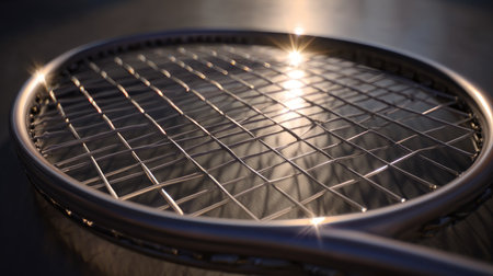 Tennis racket for sports tennis, competitions and great time for a healthy lifestyle.の素材